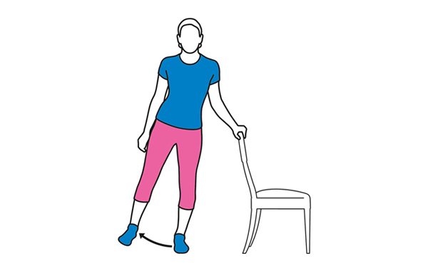 Hip abduction exercise (standing)