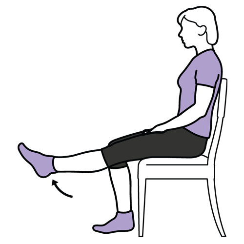 Straight Leg Knee Stretch