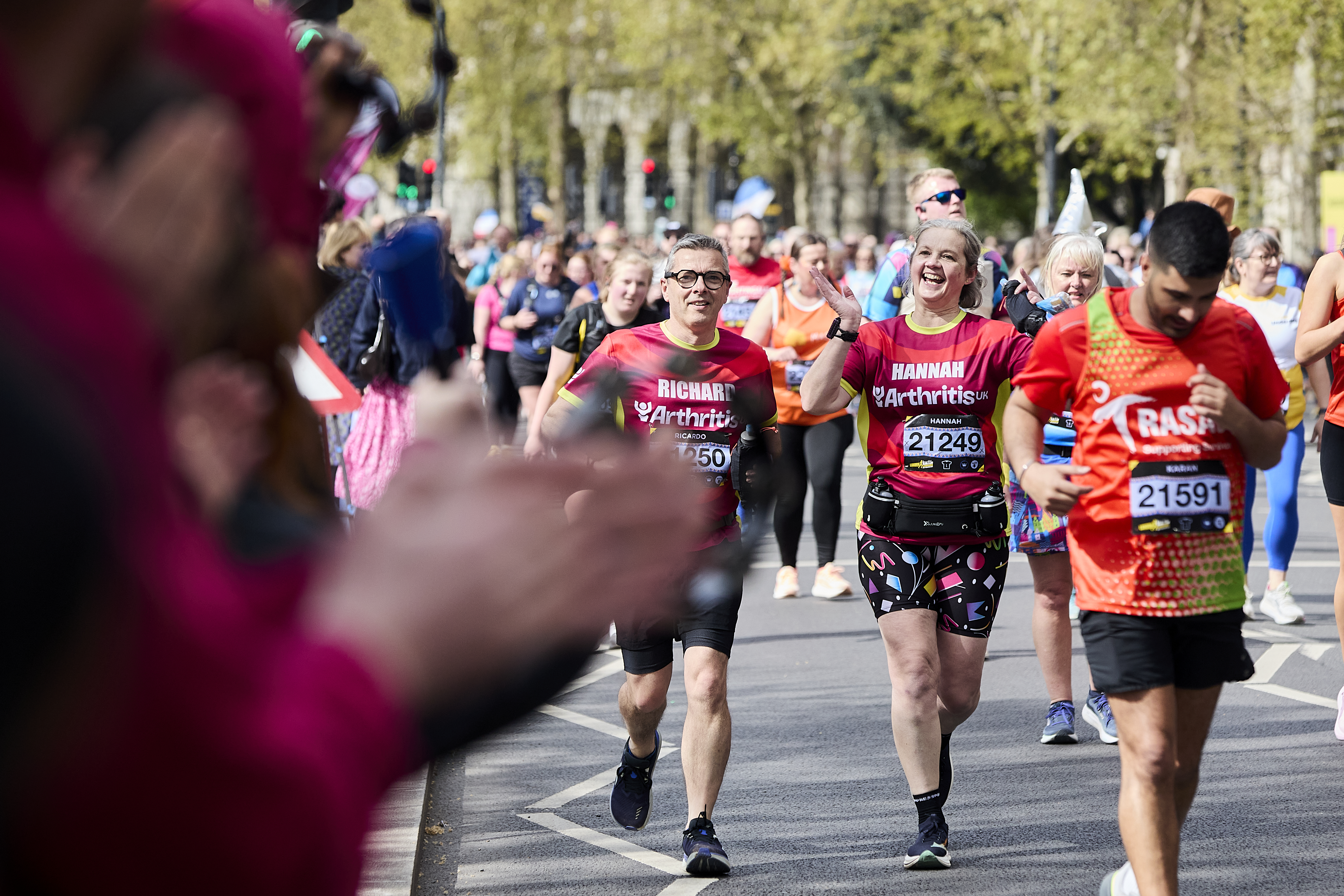 Arthritis UK runners Bristol Half Marathon