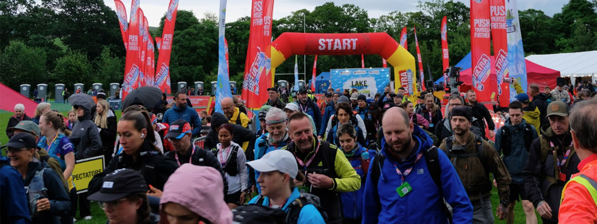 Challengers at the Lake District Run