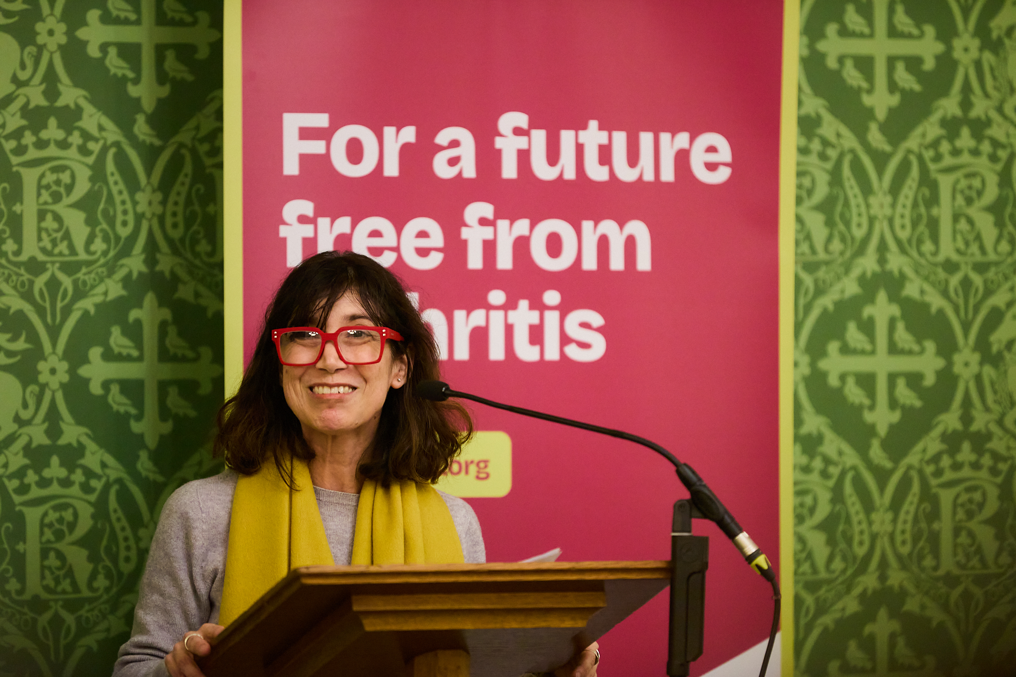 MP Manuela Perteghella at Arthritis UK event