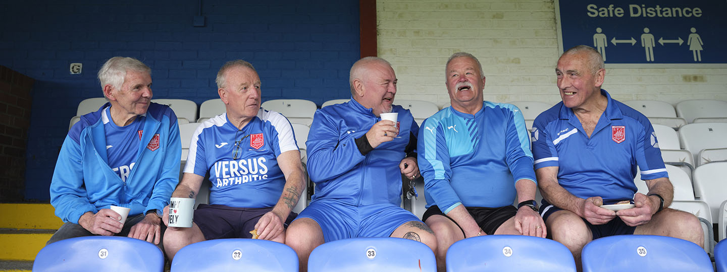Men at Walking Football