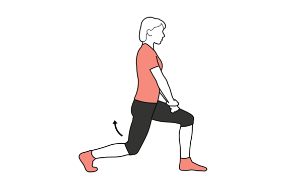 Deep lunge exercise