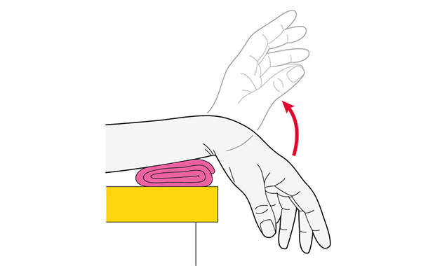 Hand lift exercise