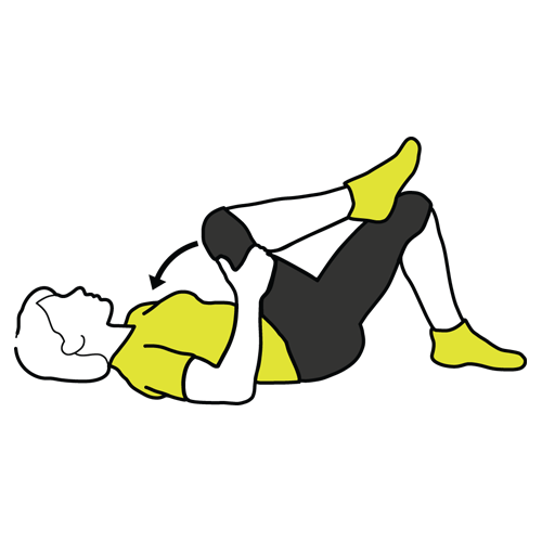 Knee To Chest Back Stretch