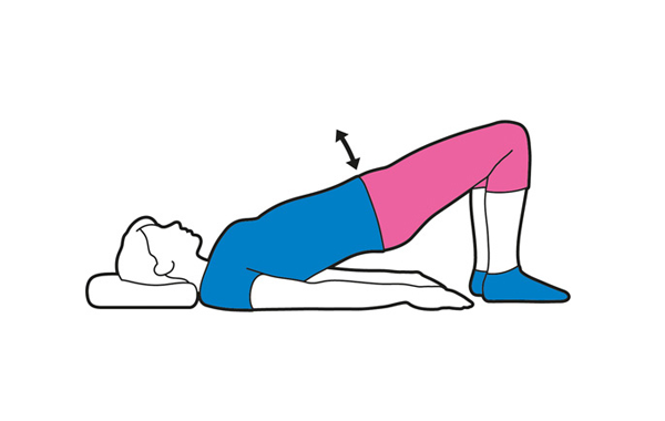 Bridge hip exercise