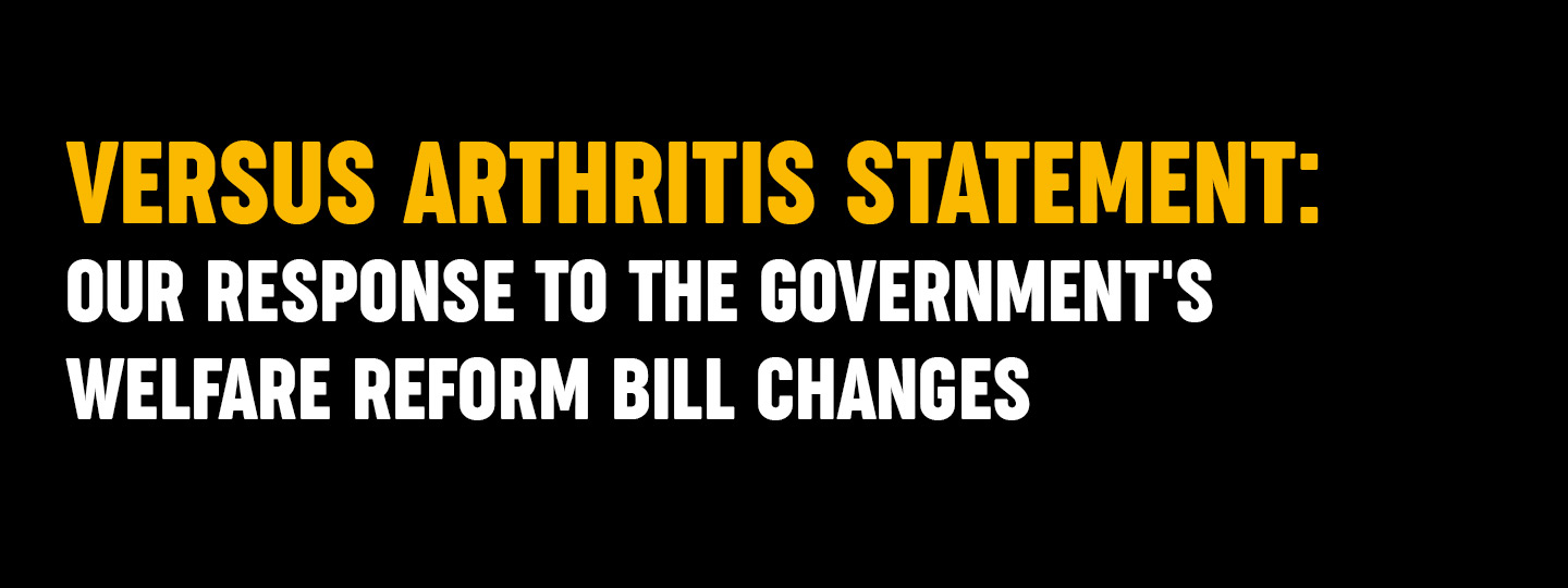 Our response to the Government's welfare reform bill changes banner
