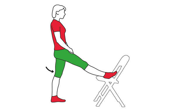 Standing hamstring stretch