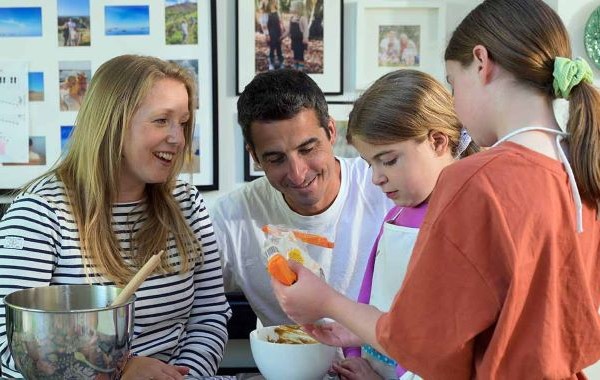 Family Living With Arthritis Baking At Home