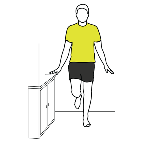 Basic Balance One Leg Ankle Stretch