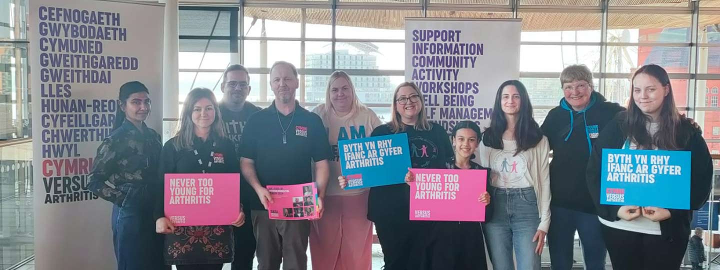 Group Of Campaigners At The Senedd For WORD Day
