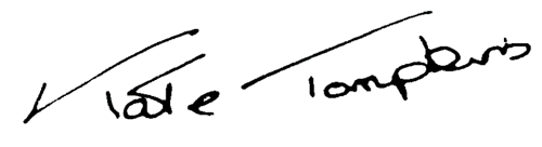 Kate Tompkins Signature