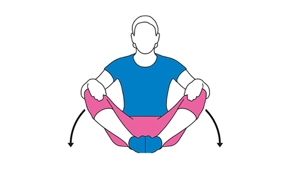 External hip rotation (sitting) hip exercise