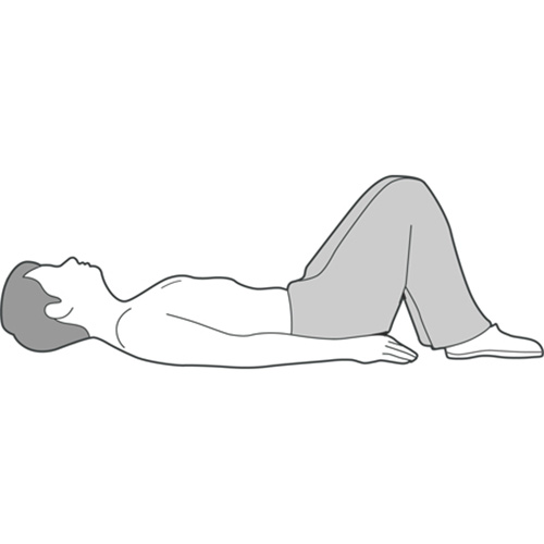 Laying Down Knees Bent
