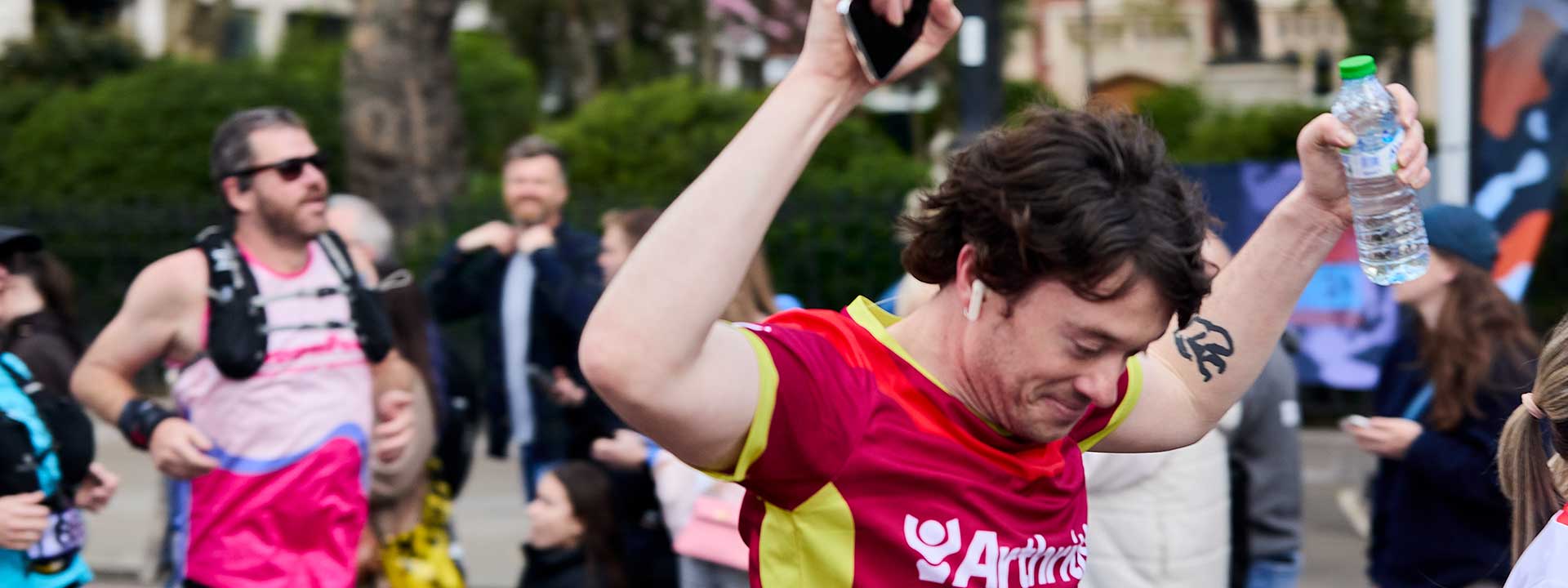 An Arthritis UK runner at the Great Bristol Run 10K