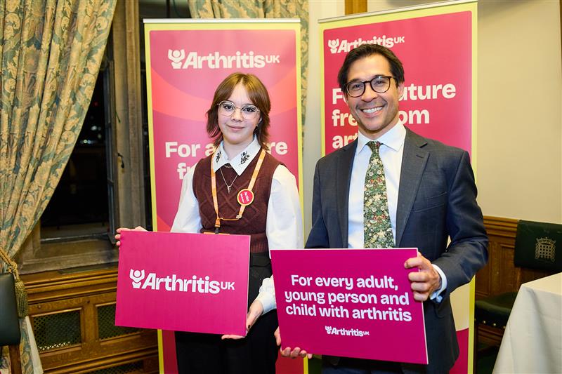 Penny and her local MP Tony Vaughn