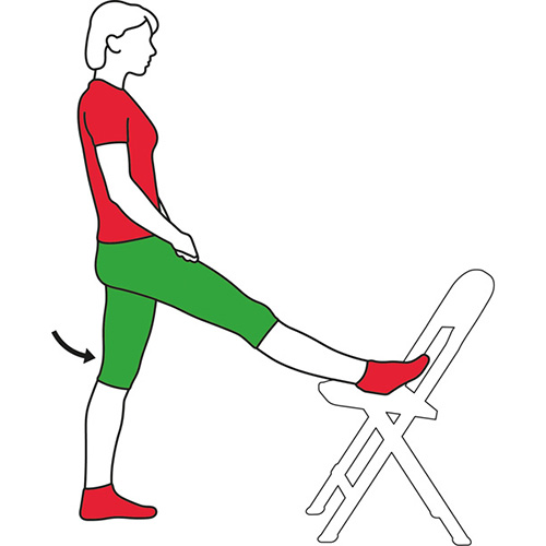 One Leg Stand Hamstring Stretch