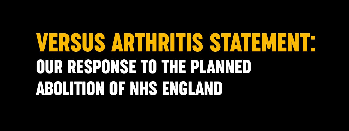 Our response to the planned abolition of NHS England Banner 