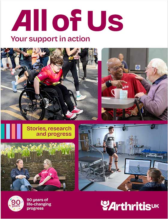 Arthritis UK All of Us magazine