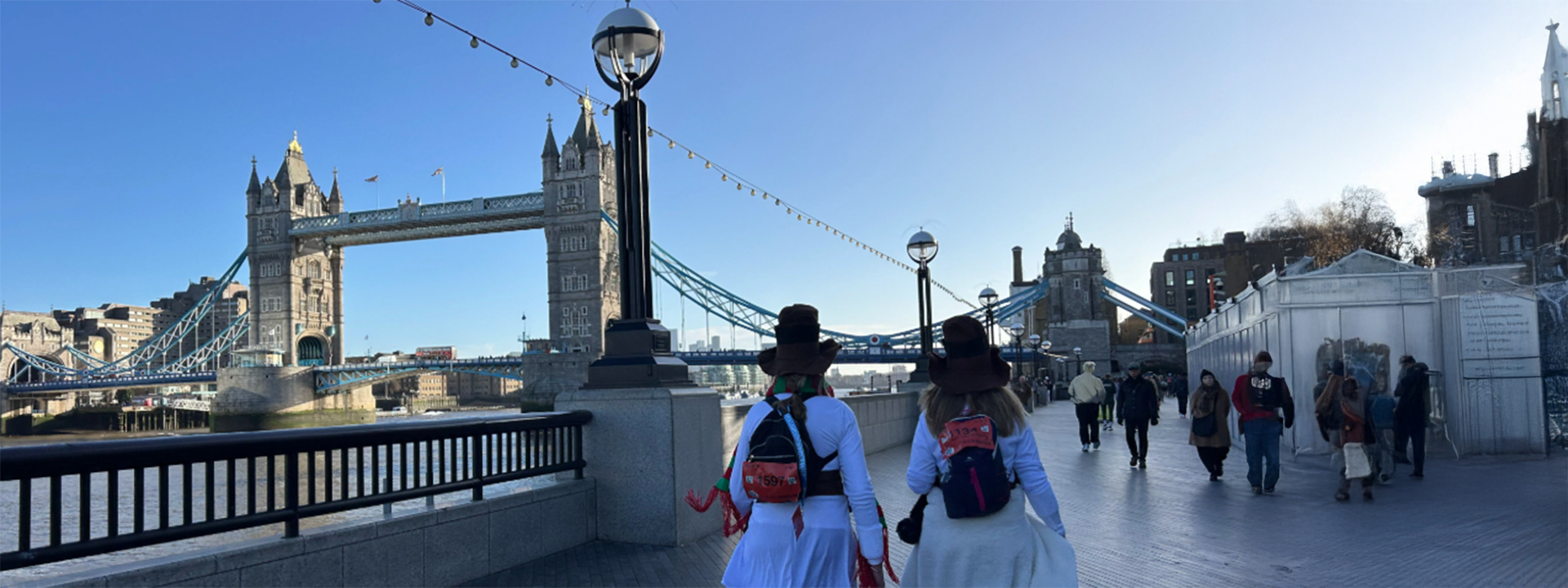 Challengers on the London Winter Walk
