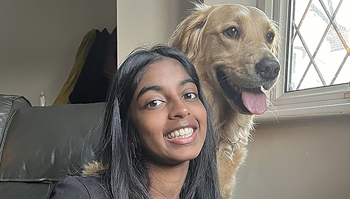 Varshi And Her Dog