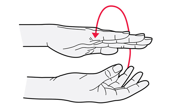 Wrist turn exercise